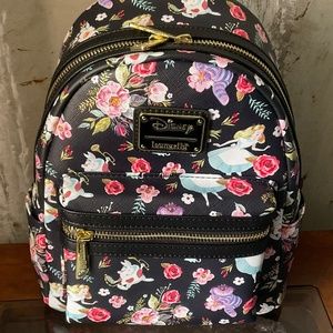Disney Alice in wonderland loungefly AOP